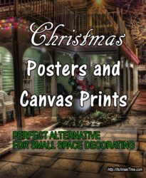 Christmas Posters and Canvas Art Prints for Small Spaces