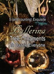 Ballerina Christmas Tree Ornaments
